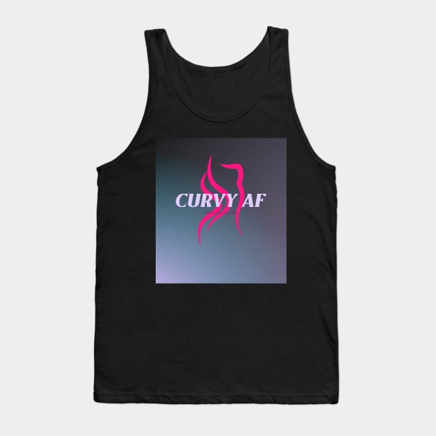 Workout Motivation | Curvy AF Tank Top by GymLife.MyLife